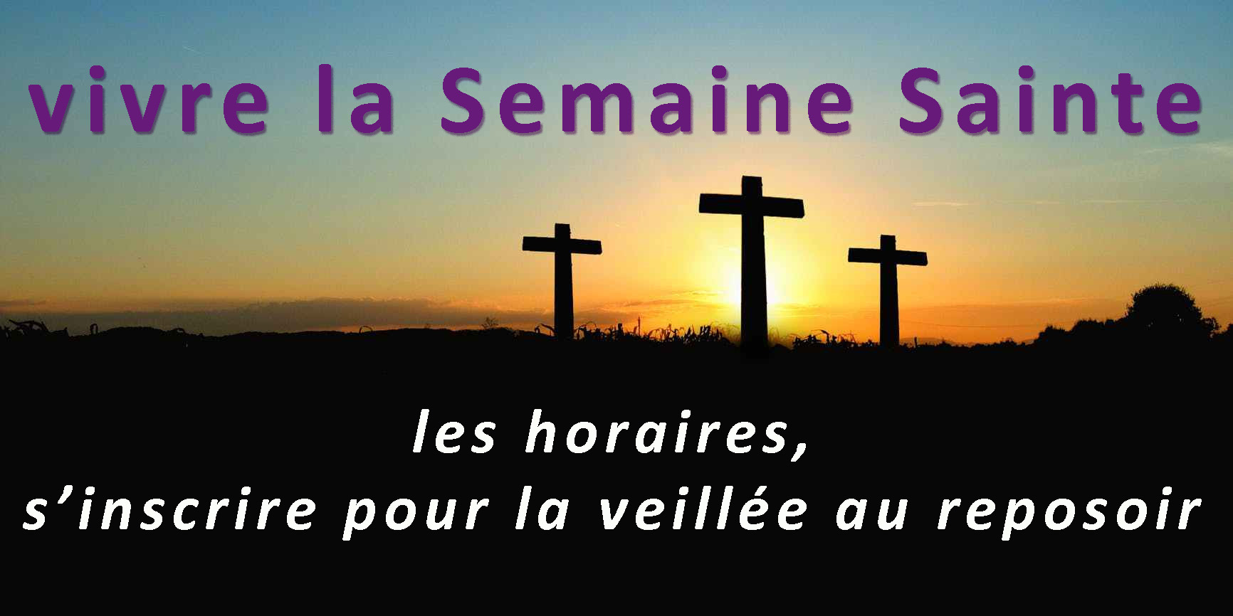 pavé  la semaine sainte violet