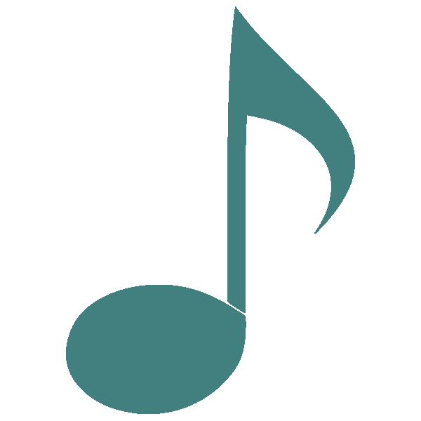 note de musique vert